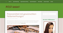 Desktop Screenshot of nisi-testet.de