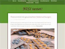 Tablet Screenshot of nisi-testet.de